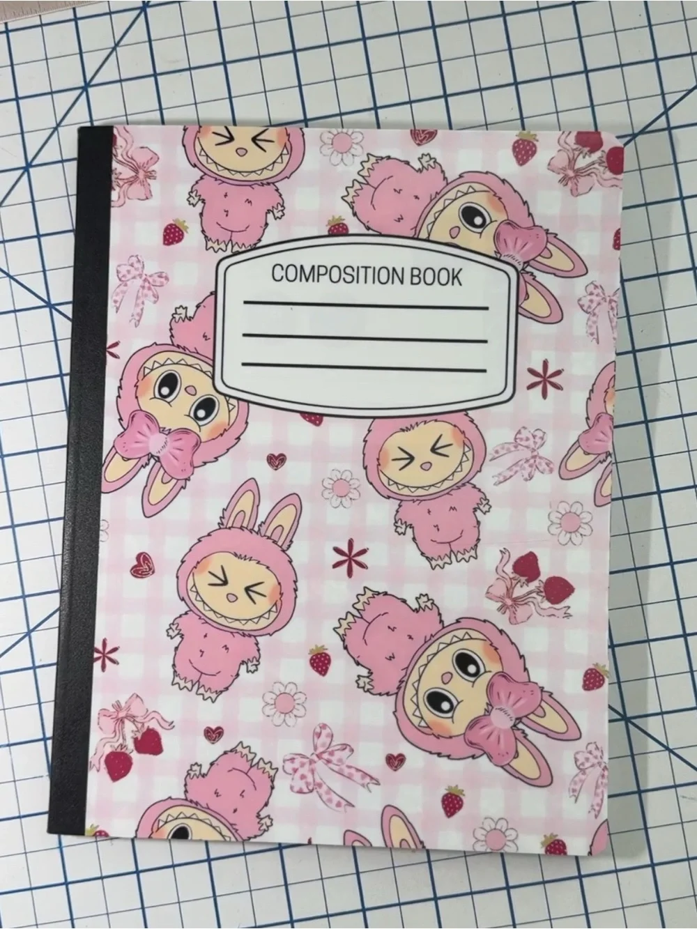 Custom College ruled composition notebook Pink